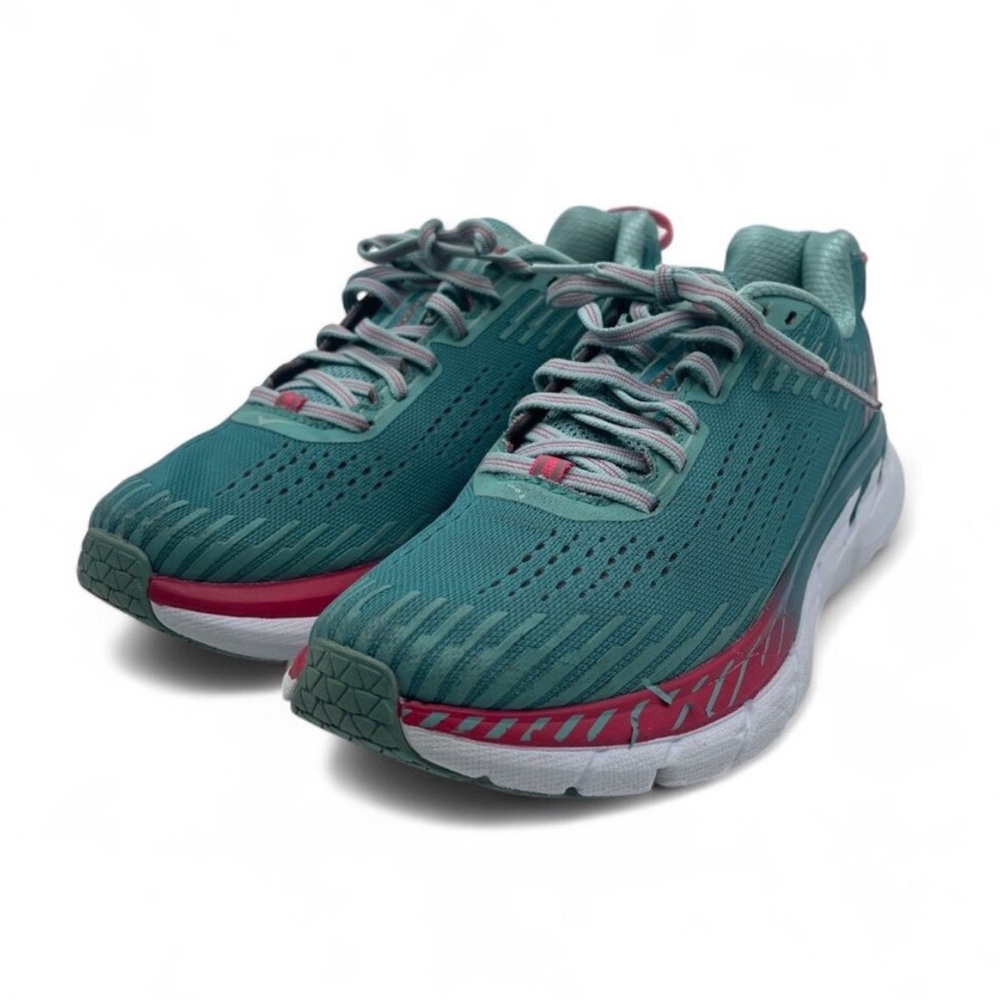 Hoka One One Clifton 5 Women's Size 7 Running Shoes Teal